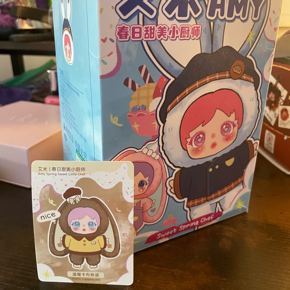 Amy Sweet Spring Chef plush- confirmed warm cappuccino